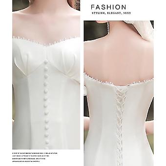 Abito da sposa francese in raso A-line Fruugo IT