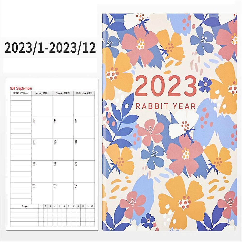 A4 Agenda 2023 2023 Planner Notebook Diary Weekly Planner Goal Habit Schedules Organizer Notebook 365 Days Notepad Calendar