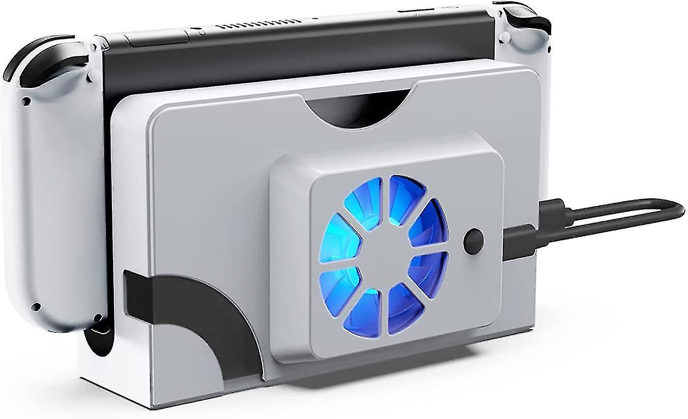 Cooling Fan Compatible With Nintendo Switch Oled With Blue Light Usb Powered Switch Oled Accessories
