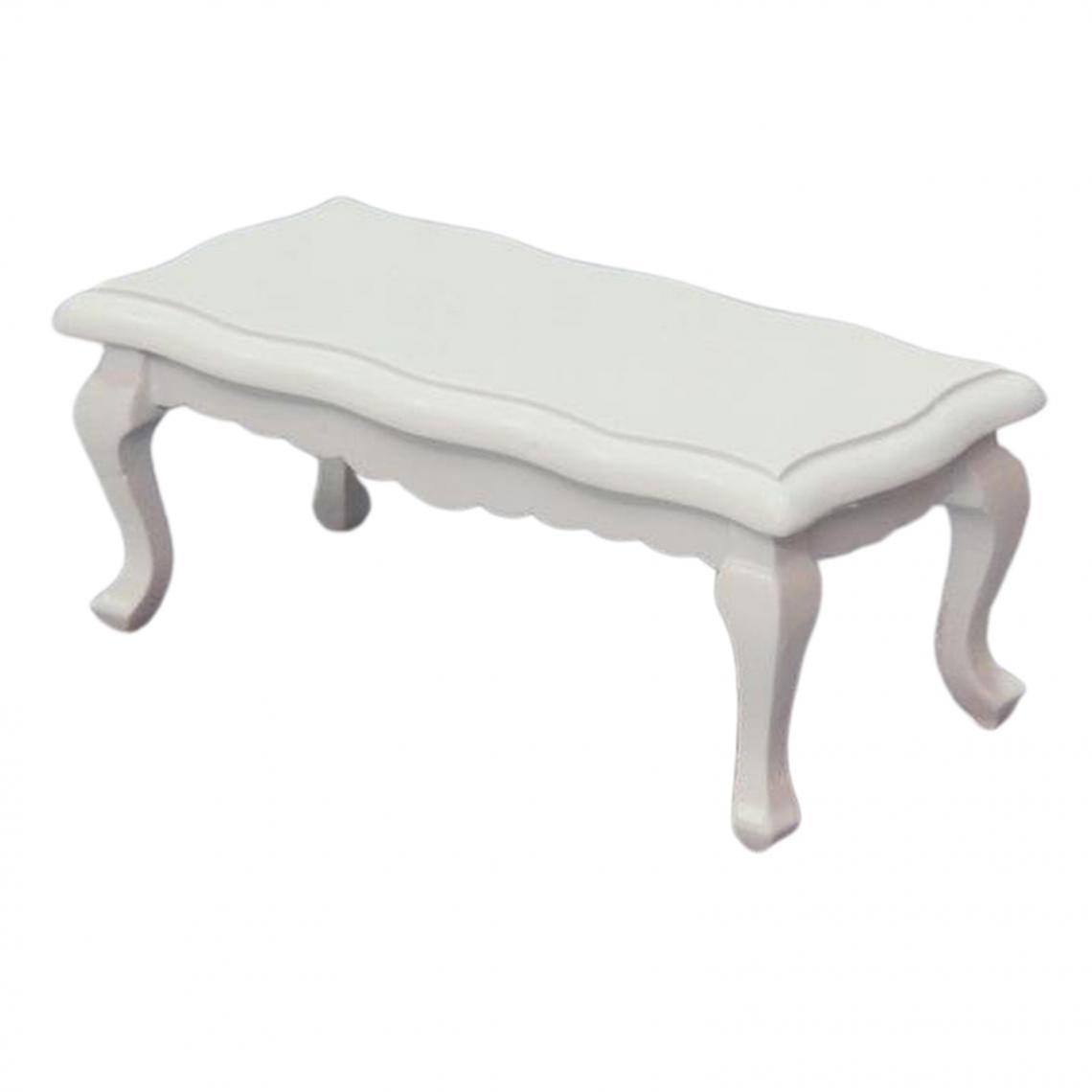 1:12 Dollhouse Furniture Miniature Tea Table Coffee Table Ornament Style 3