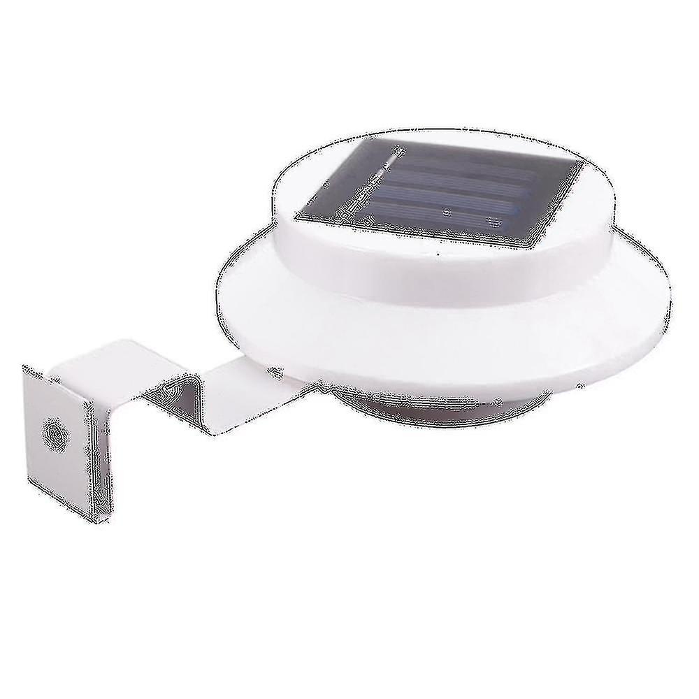 4 Led Solar Powered Gutter Light Plastic Solar Rechargeable Light