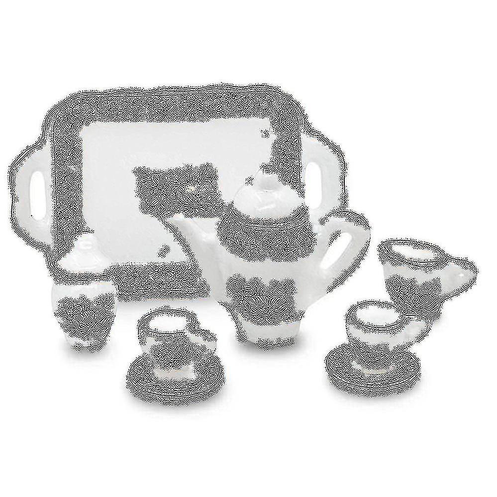 Porcelain Miniature Teapot Set Kitchen Accessories