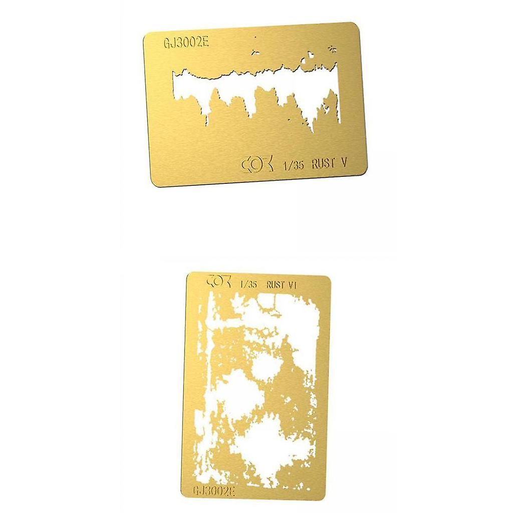 2x Model Painting Tools Stenciling Template Stencil Building Hobby Crafting