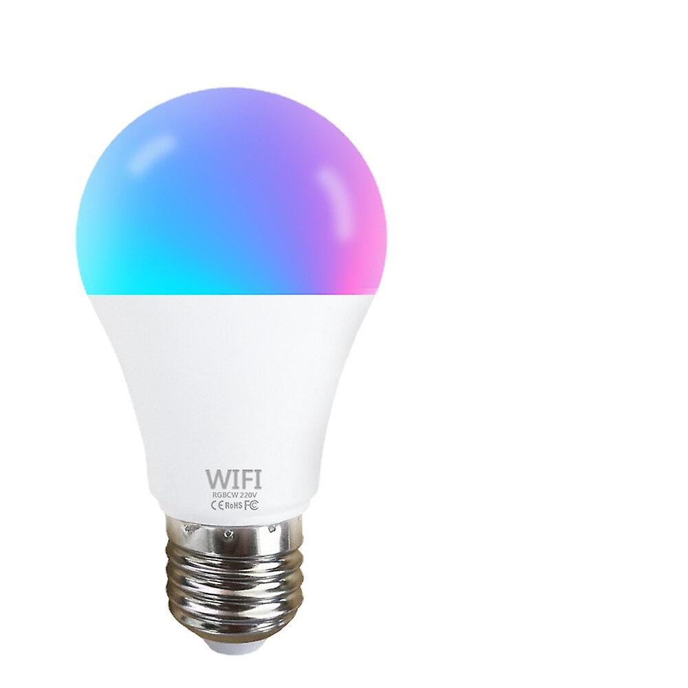 Smart Wifi E27 Bulb Rgb+cw Ac85-260v, Alexa & Google Home Voice Control, App Control