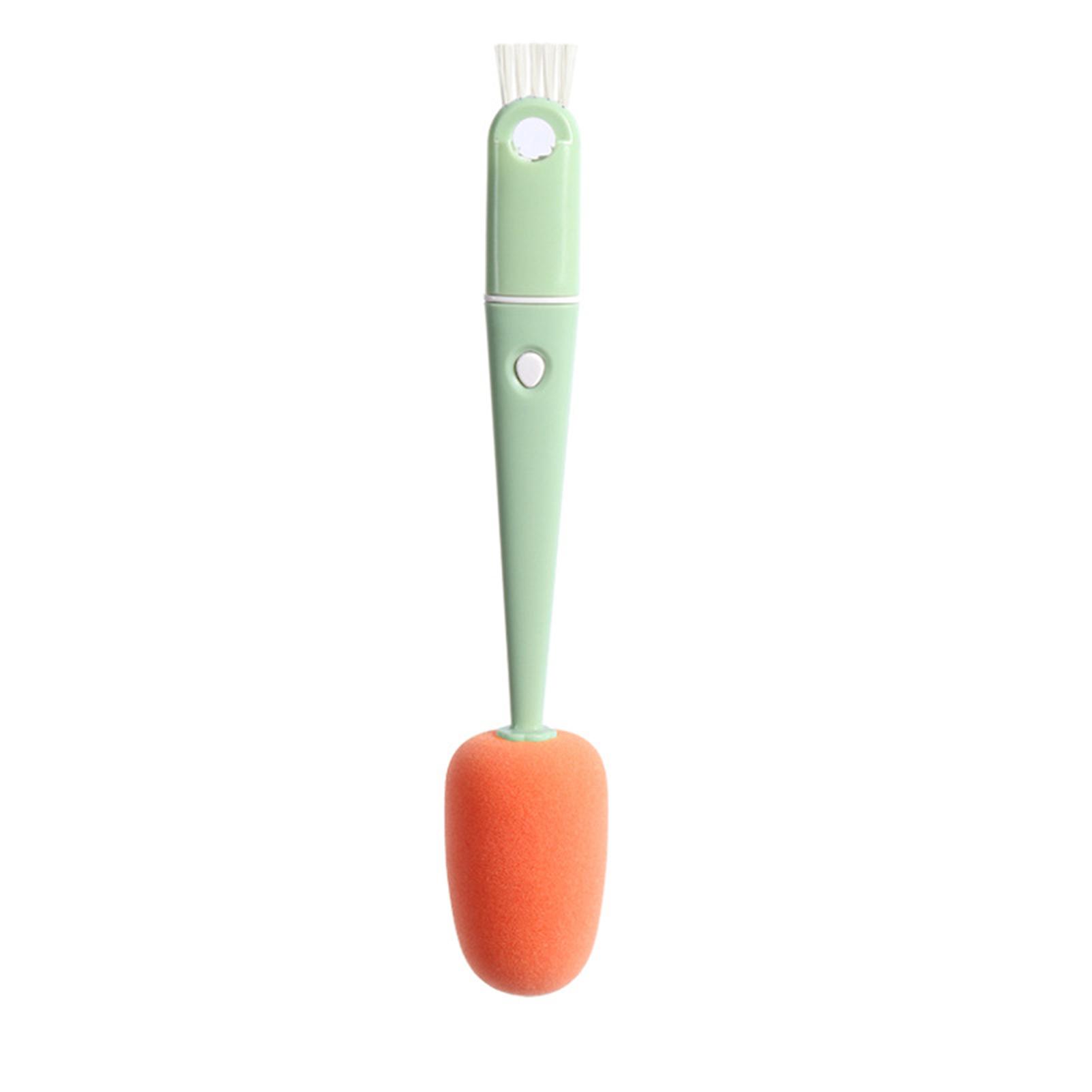 4 in 1 Long Handle Bottle Brush Multipurpose Water Bottle Cleaner Brush for Home Kitchen
