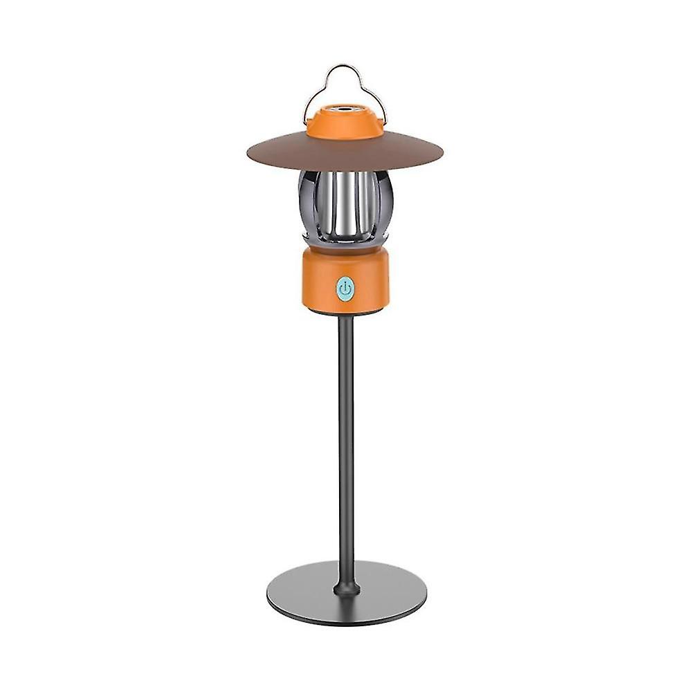 Retro Hanging Lamp Portable Camping Lamp Outdoor Hanging Tent Lamp Flashlight Multifunctional Recha