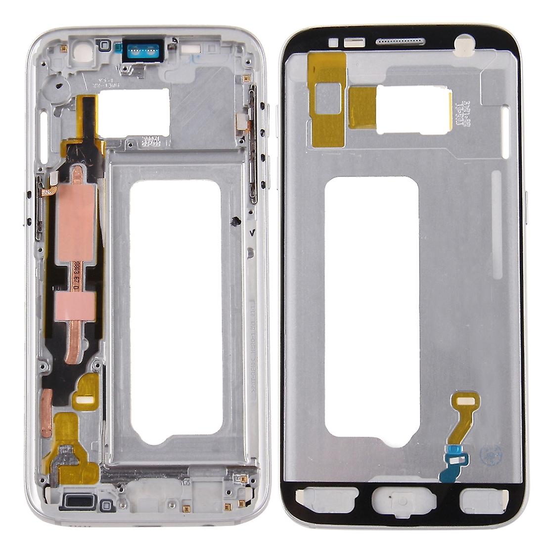 Front Housing LCD Frame Bez Plate for Galaxy S7 / G930 Gray
