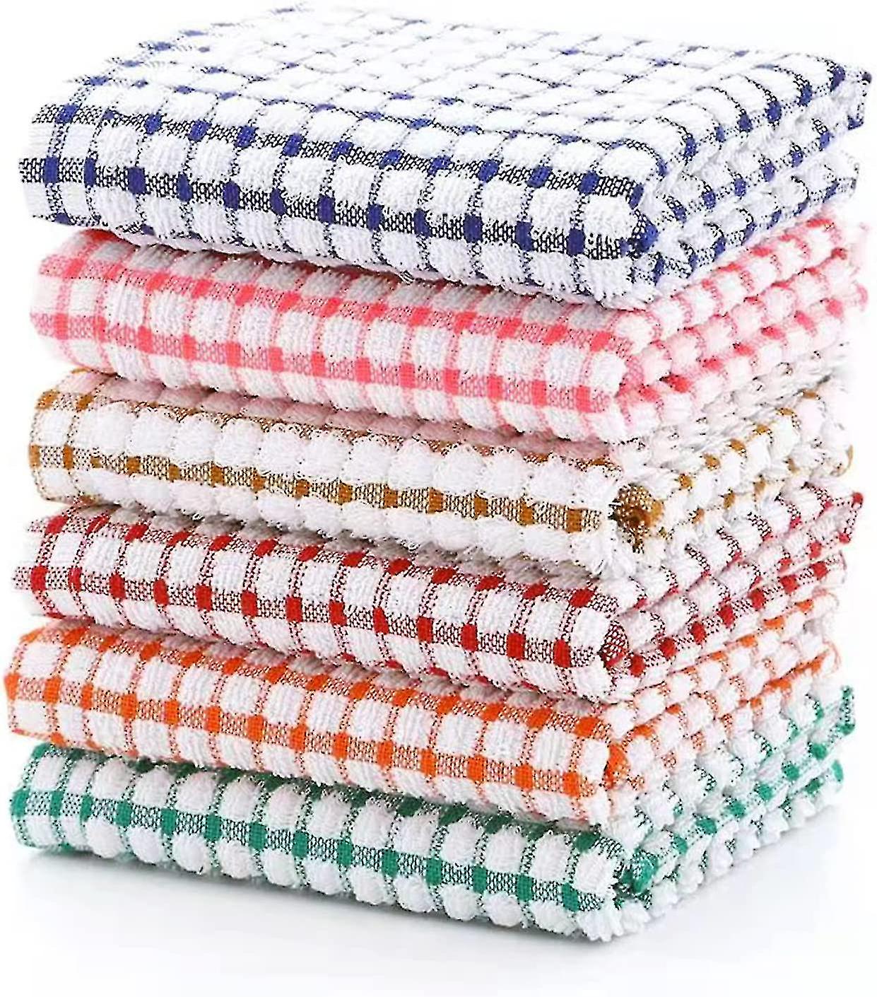 Pack Of 6 Kitchen Towels(Random color)