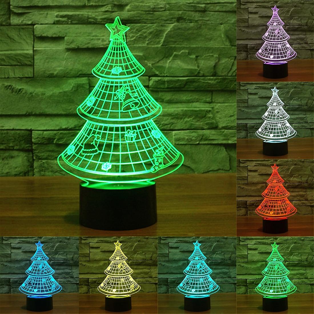 7-Colors 3D Acrylic LED Night Light