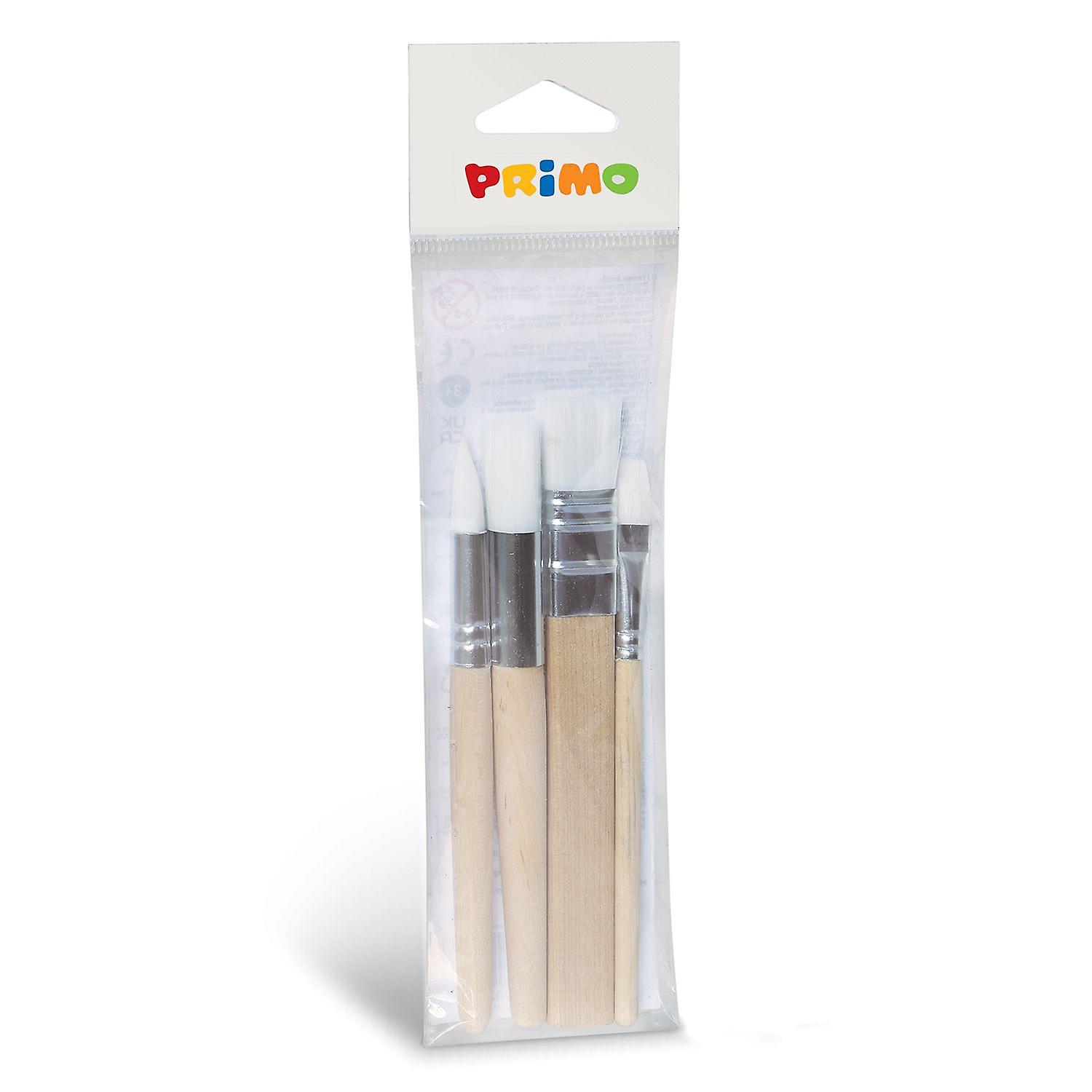 4 small brushes for children