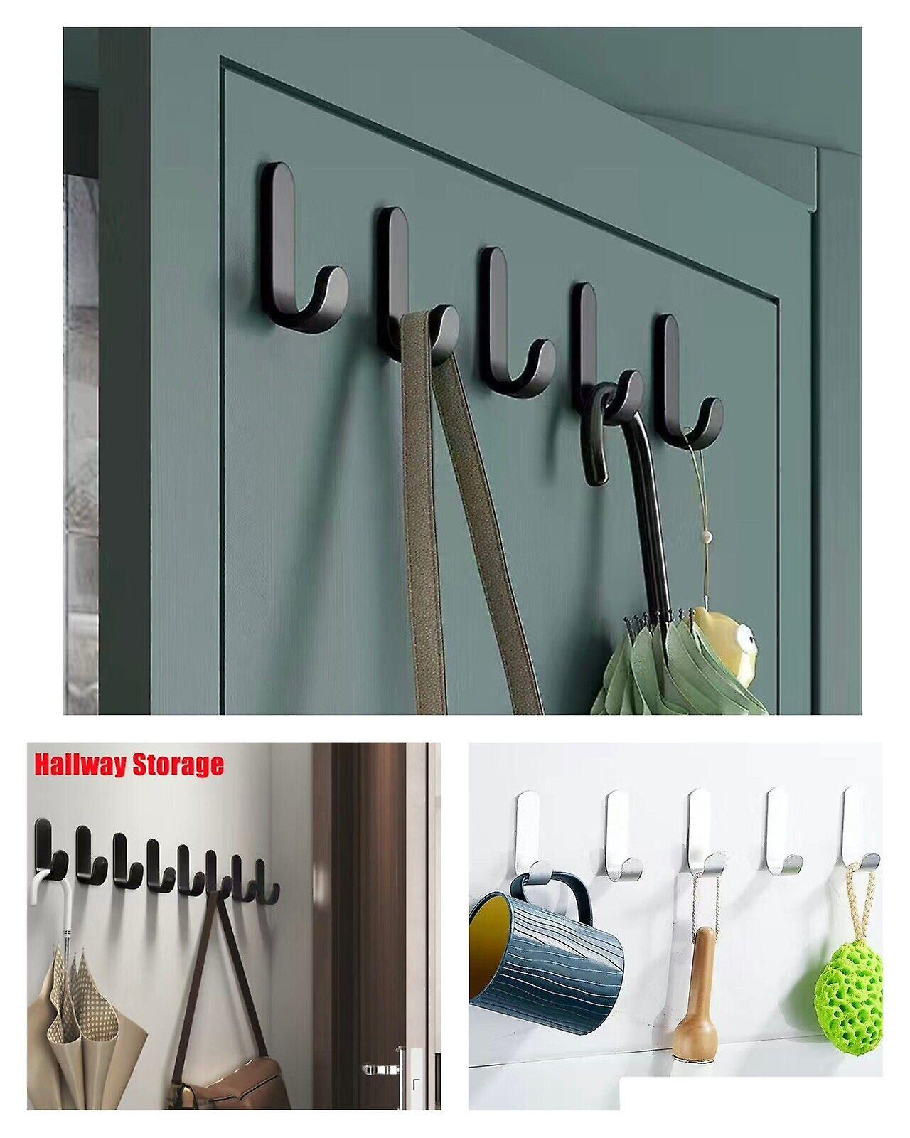 6 Adet Güçlü Kendinden Yapışkanlı Kanca Seti Duvar Askı Kapı Ev Mutfak Üzerinde Sopa