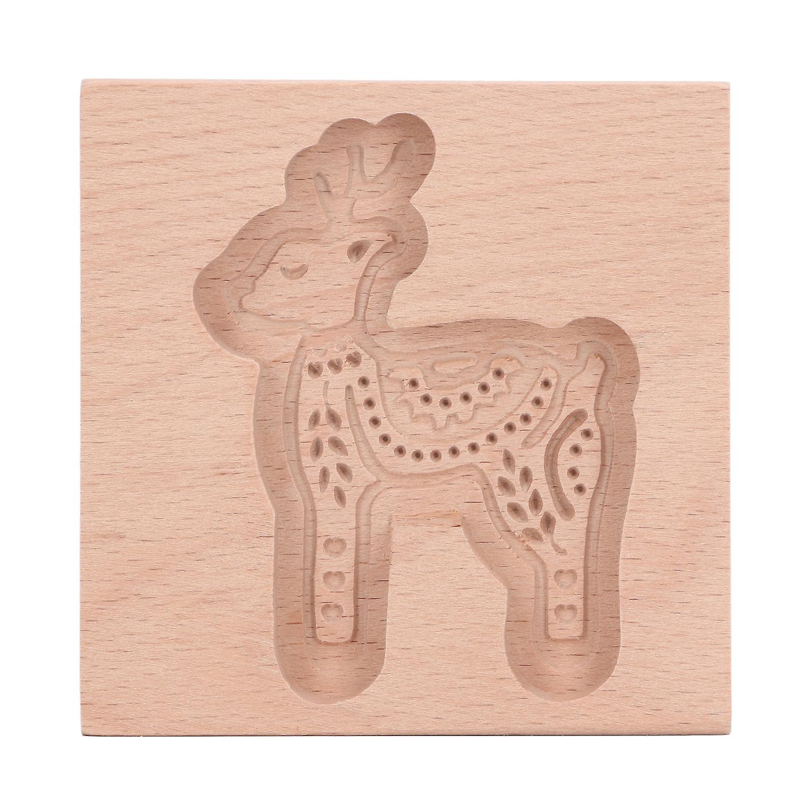 Sculpted Kitchen Gingerbread Embossing Die, Deer Shape