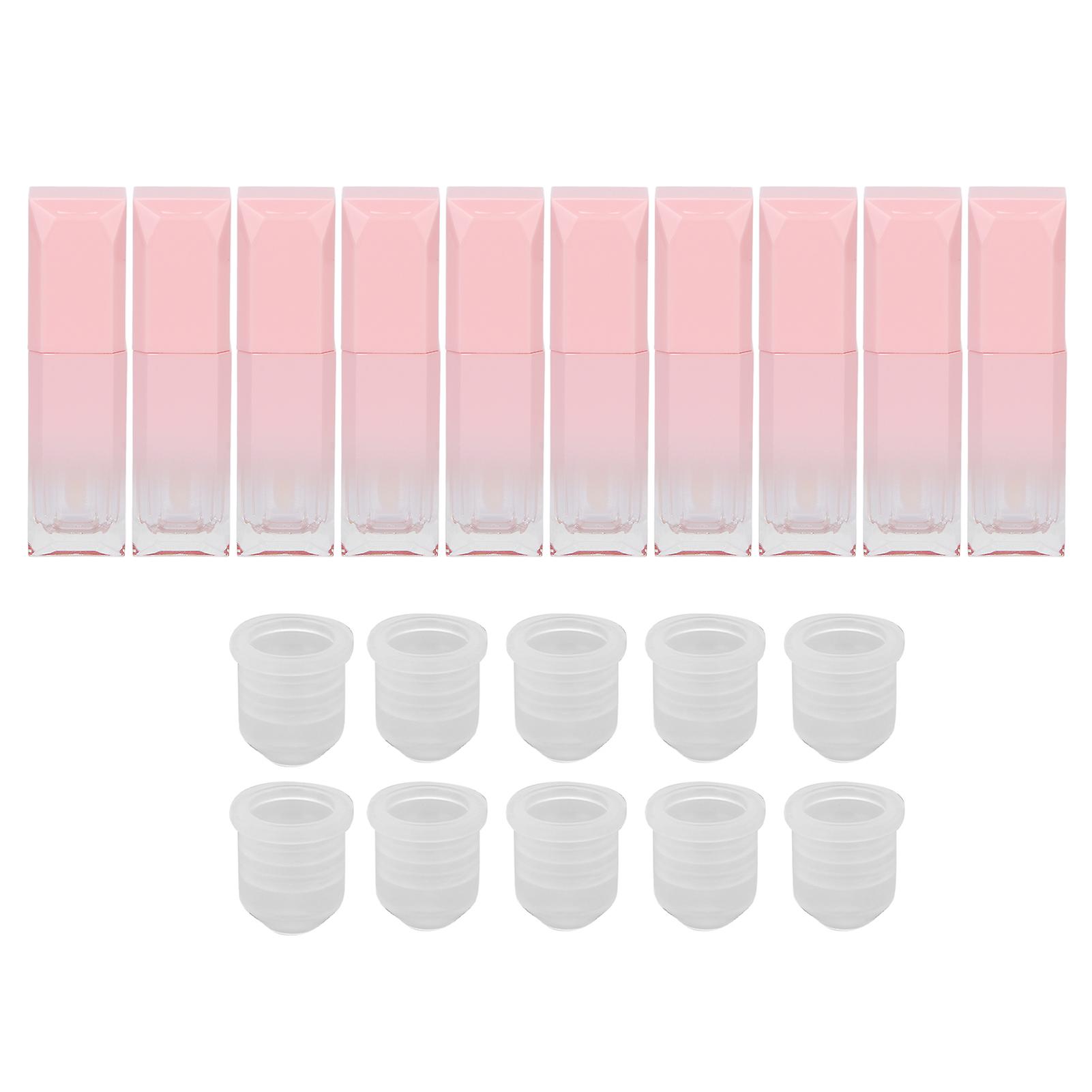 10 Pcs 6ml Empty Refillable Lip Gloss Tubes for DIY