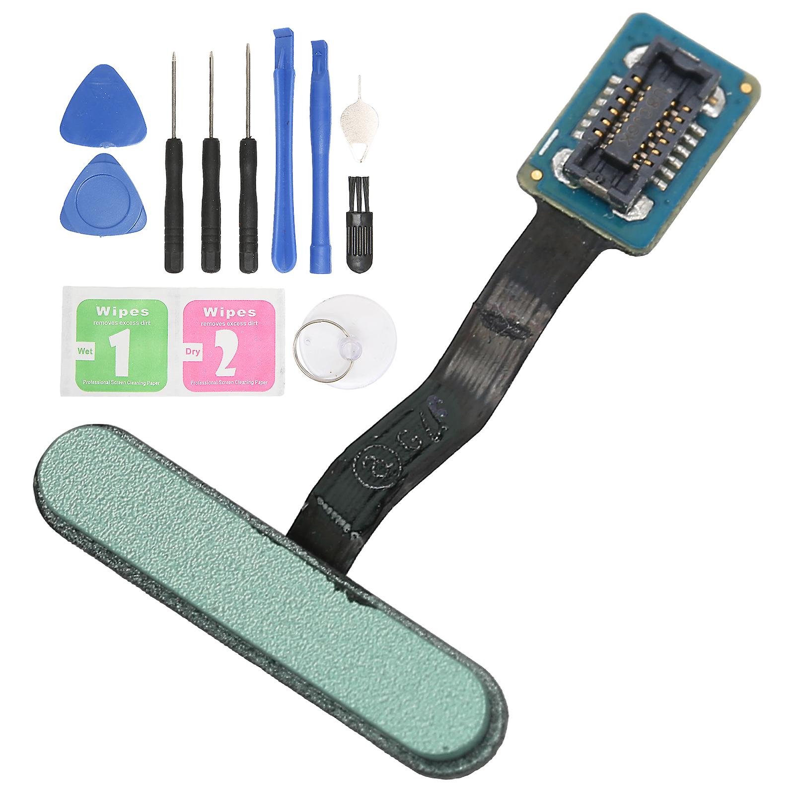Green Home Button Fingerprint Flex Cable for S10E G970 - Durable Replacement Kit