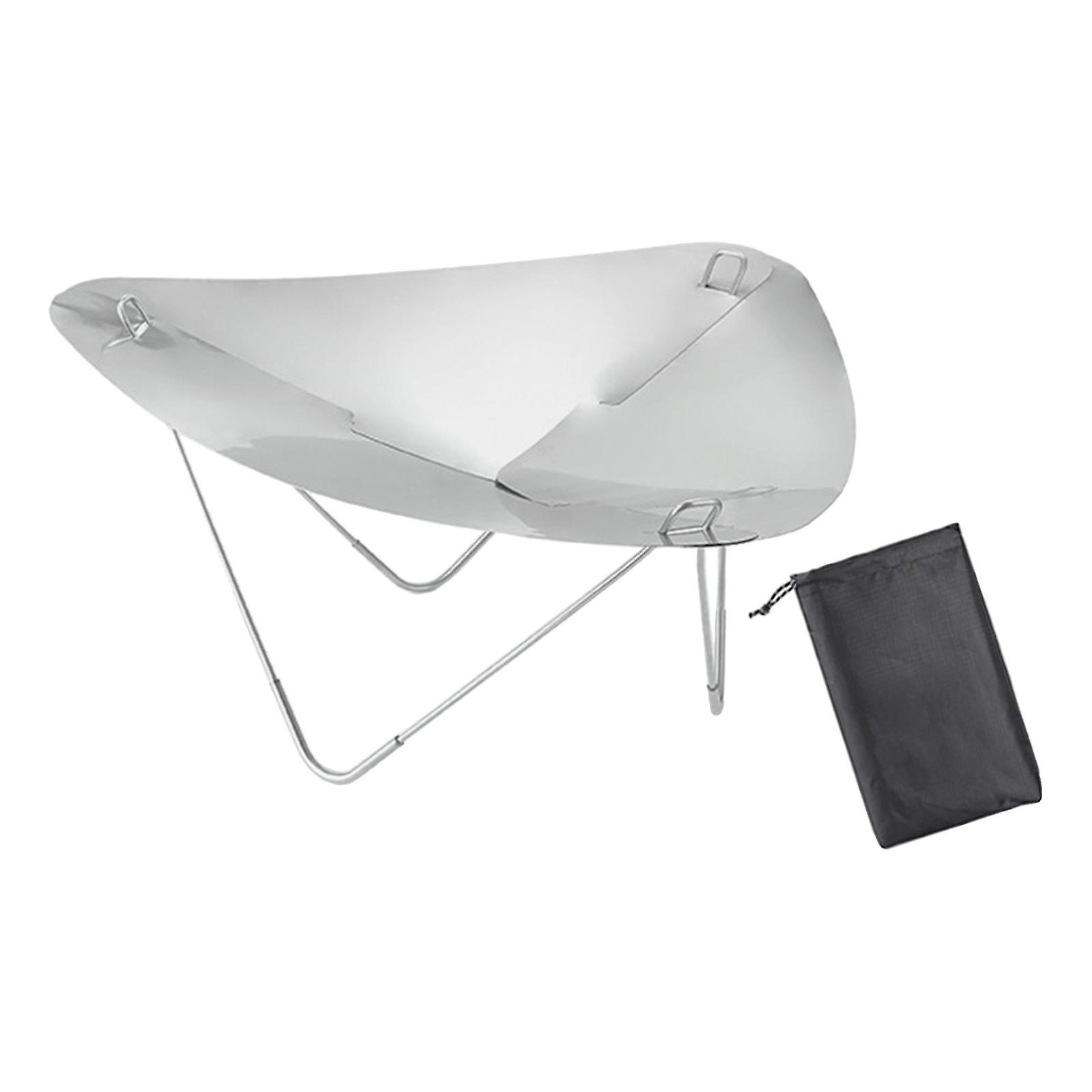 Fire Pit Portable Grill Camping Firepit Rack for Garden Backpacking