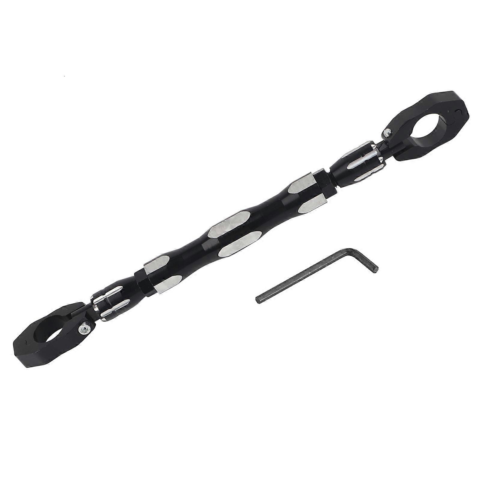Adjustable Motorcycle nce Crossbar 7/8" 22mm Handlebar Strengthen Lever Bar (Black)