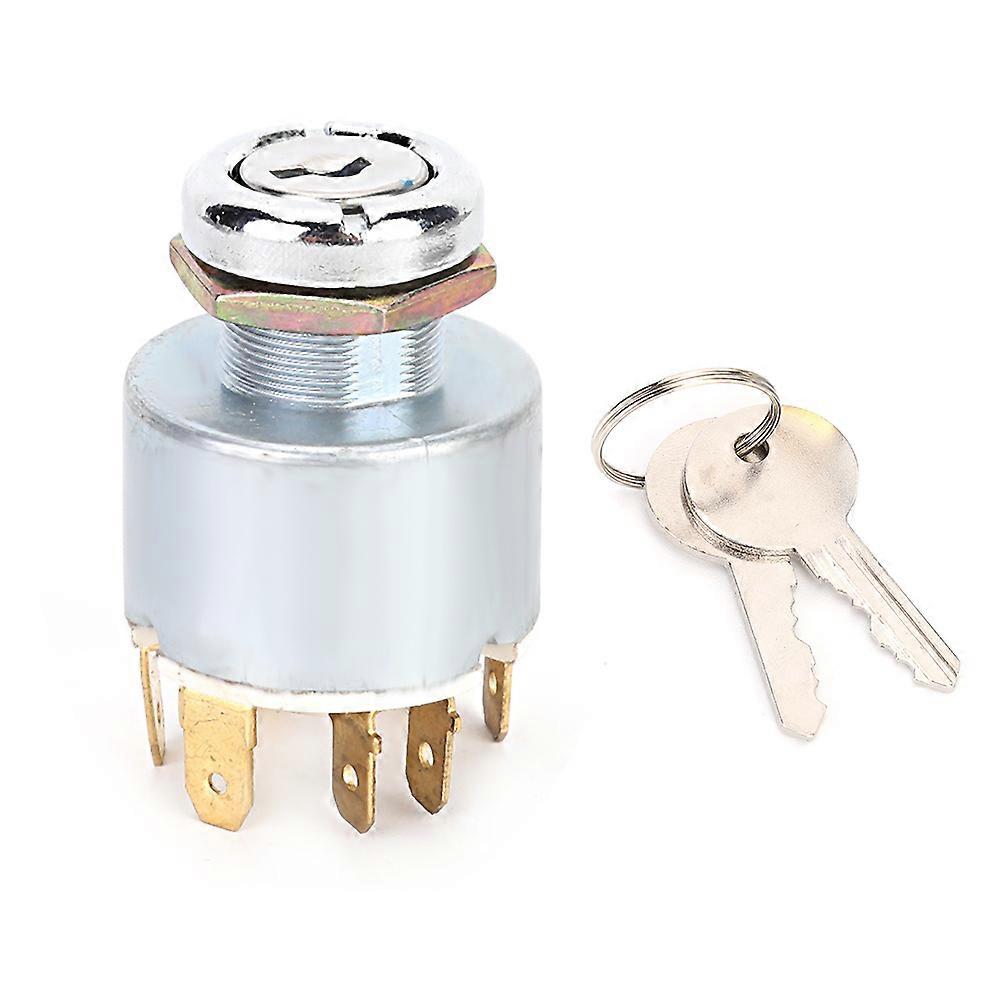 Universal 12V 4 Position Motorcycle Ignition Switch Lock Lock Keys for Car Motorcycle Bike Boat
