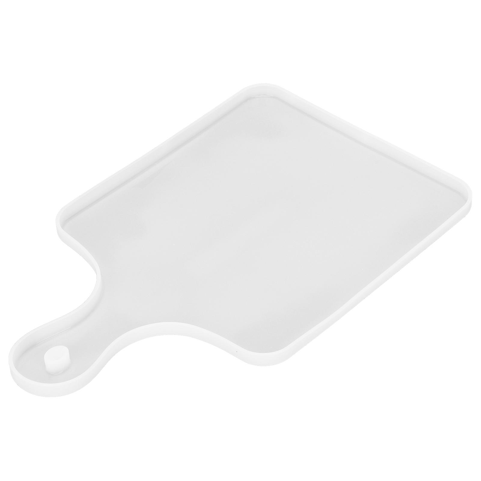 Silicone Molds for Cheese Boards, Cutting Board with Handles and Holes for Home Serving, Fruit Tray, Coaster, Square Shape