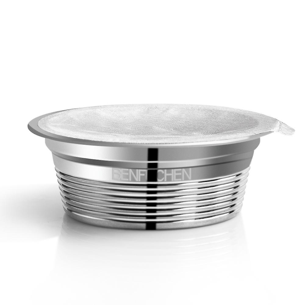 benfuchen Stainless Steel Reusable Refillable Coffee Capsules Compatible with LAVAZZA A MODO MIO Co