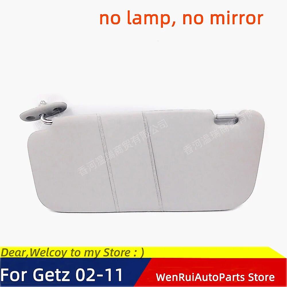 LEFT Sun Visor Gray For Hyundai Getz Click 2002 2003 2004 2005 2006 2007 2008 2009 2010 2011~36893