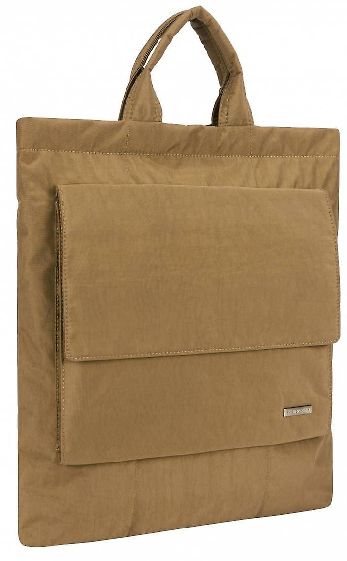 Smith and Canova Portrait Nylon Tote - Tan