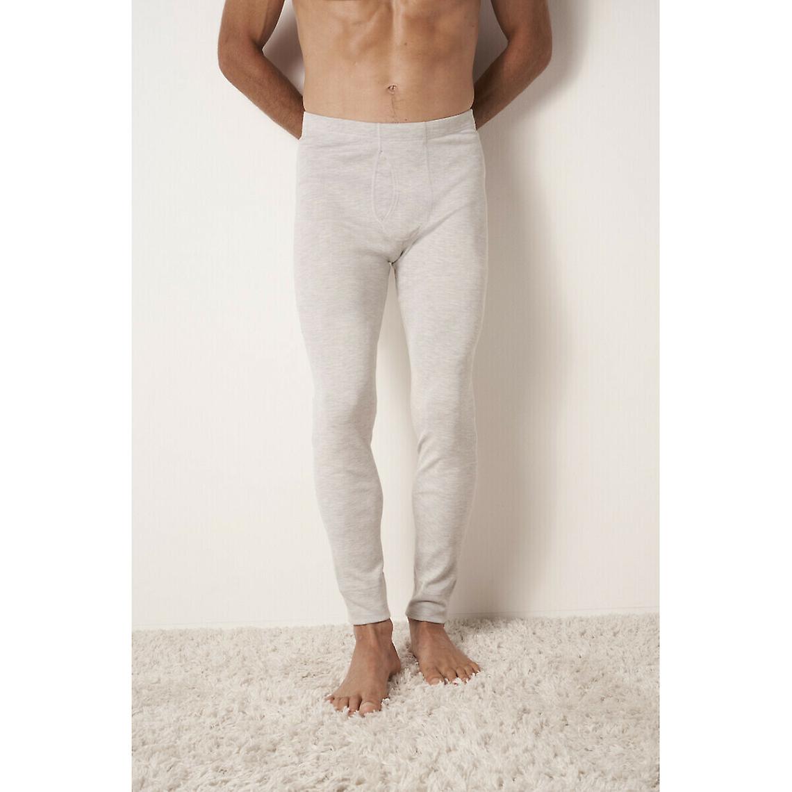 Open Long Boxer Shorts with 2 Statuures Heather Grey