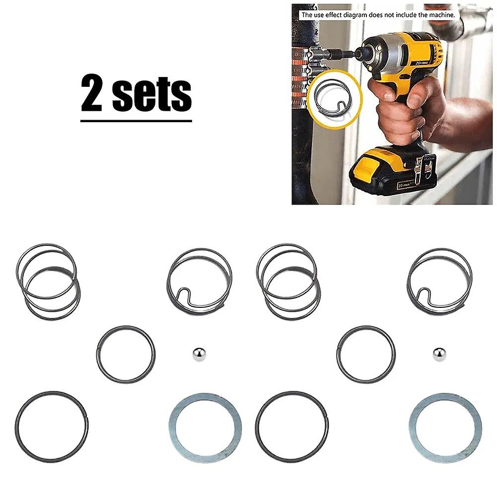 Spring Kits with Steel Ball Set Impact Wrench Spring for DCF885B Type1 DCF885B Type2 Impact Wrenches Accessories N078434 N089668~13599