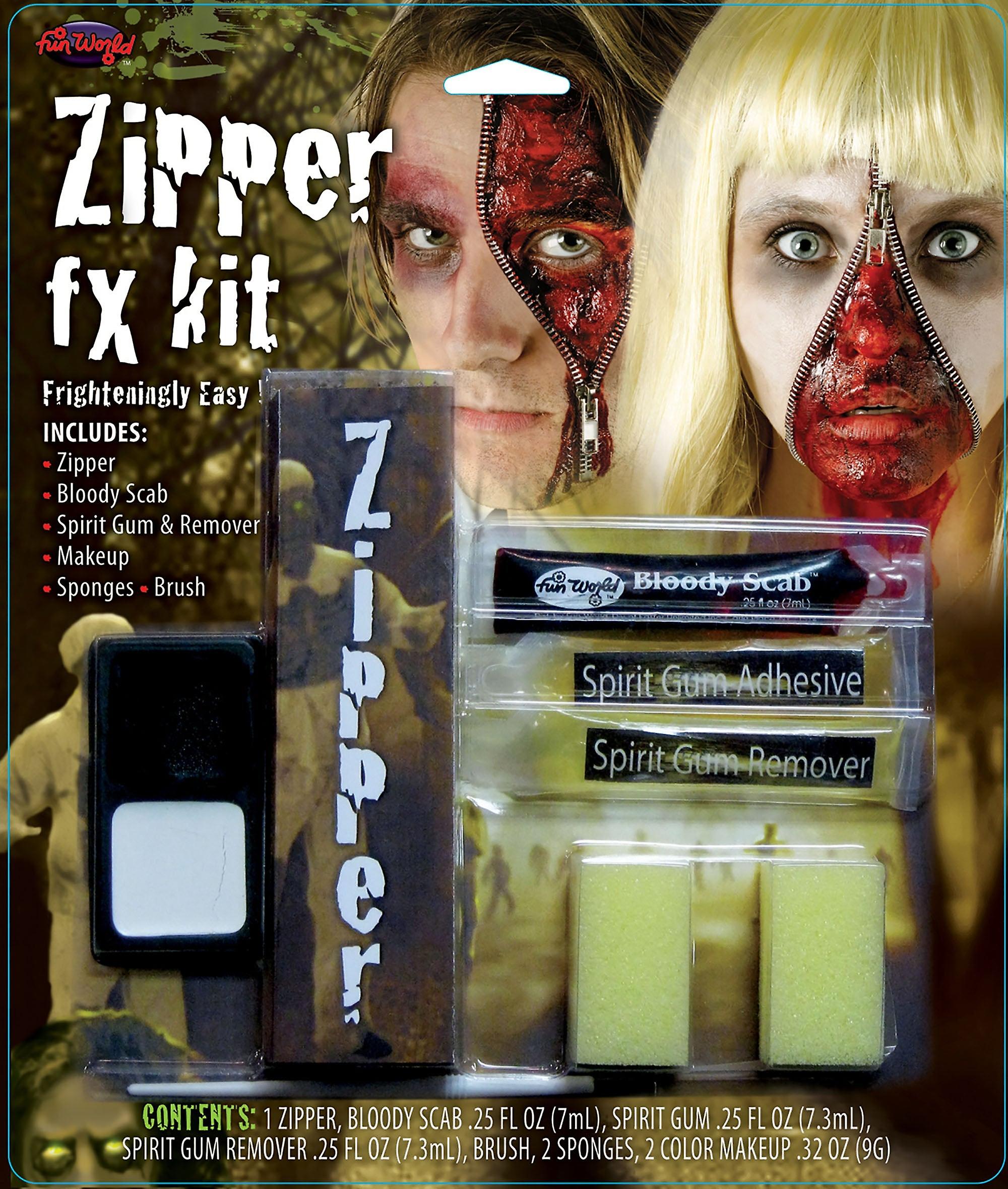 Zipper Fx Kit Make Up Unisex Mu134