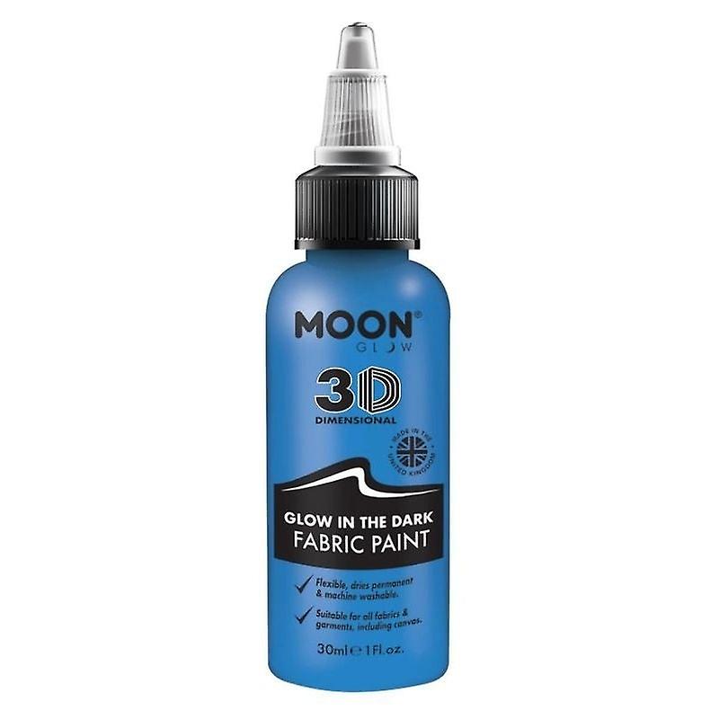 Moon Glow In The Dark Fabric Paint 30ml Single M1917