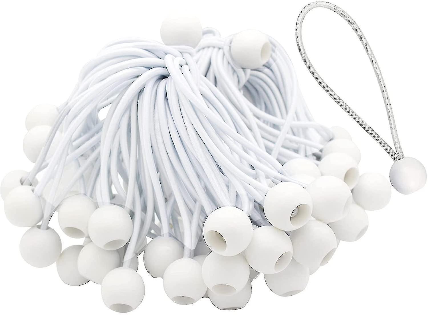 50 Pack Long Buckle Bungee Cords For Marquees, Tents, Banners And Tarps