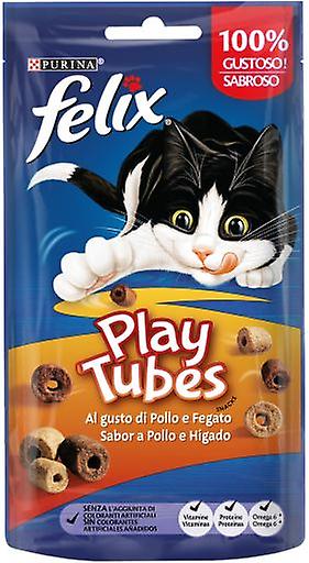 Purina Felix Play Tubes Chicken and Liver (Cats , Treats , Biscuits)