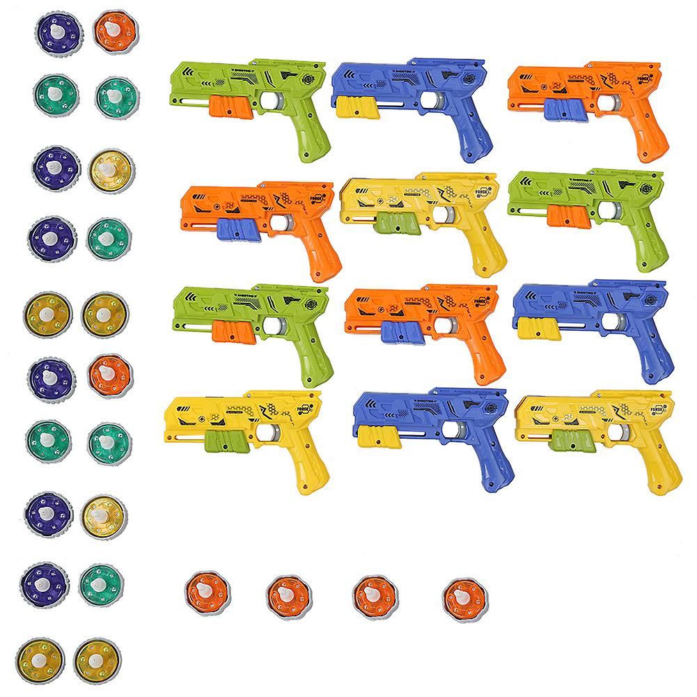 Detonation Spin Combat Gyro Gun Children Interactive Toy Gyro Transmitter Battle Gun ToysRandom Color (No Light Version)