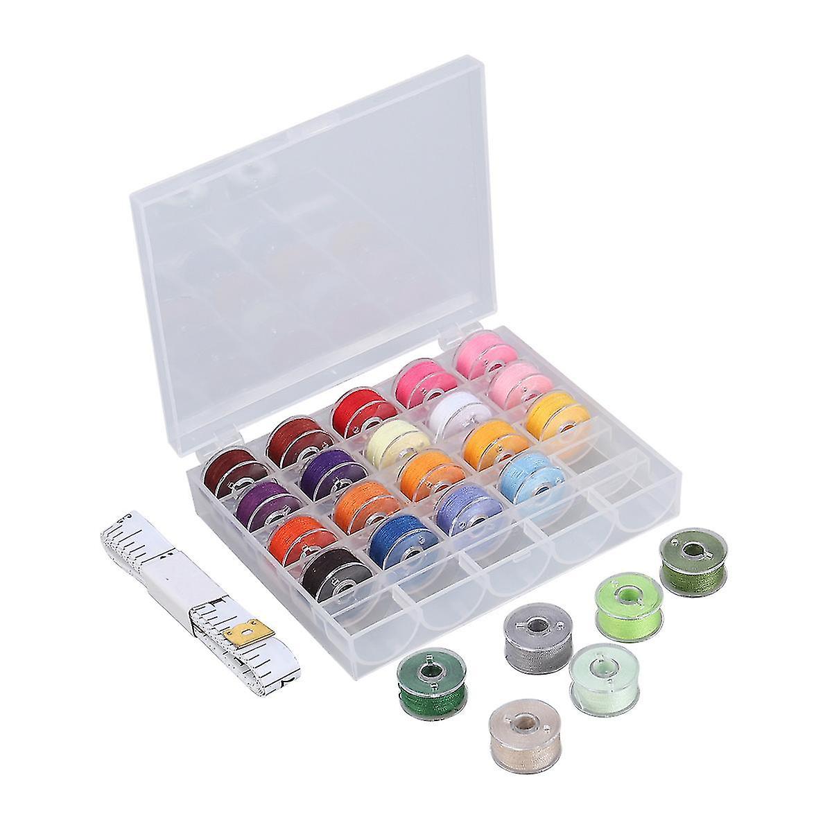 25 Pcs Bobbins Spools Sewing Tapeline Bobbins Spools Sewing