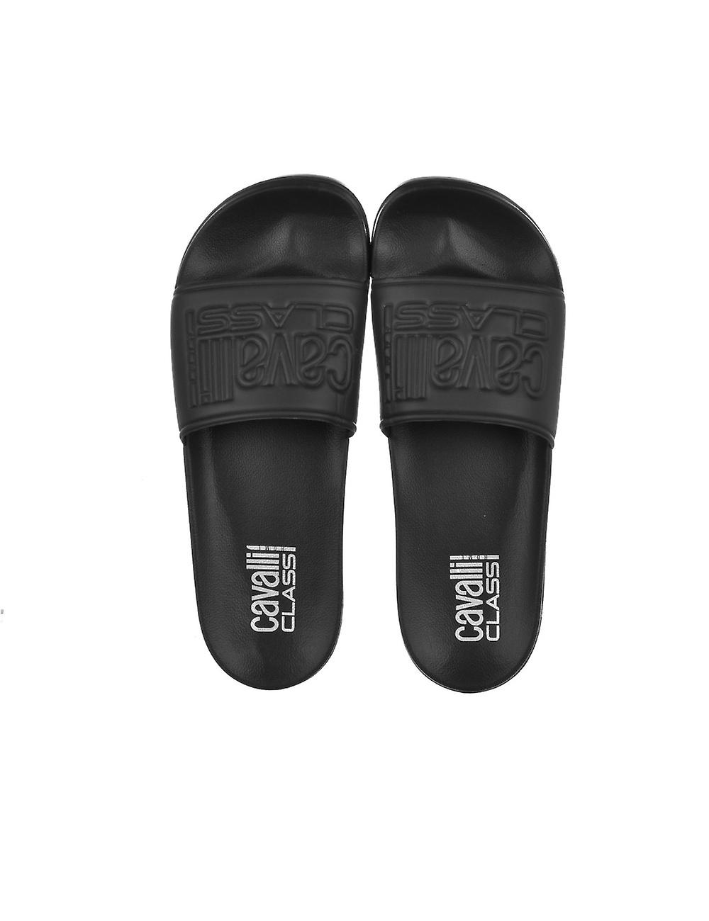 Black Shadow papucs logópánttal