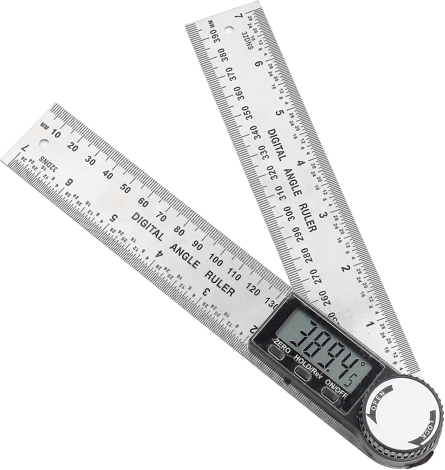 Digital Protractor-0-200mm Digital Angle Ruler Electronic Protractor Stainless Steel Goniometer Angle Finder