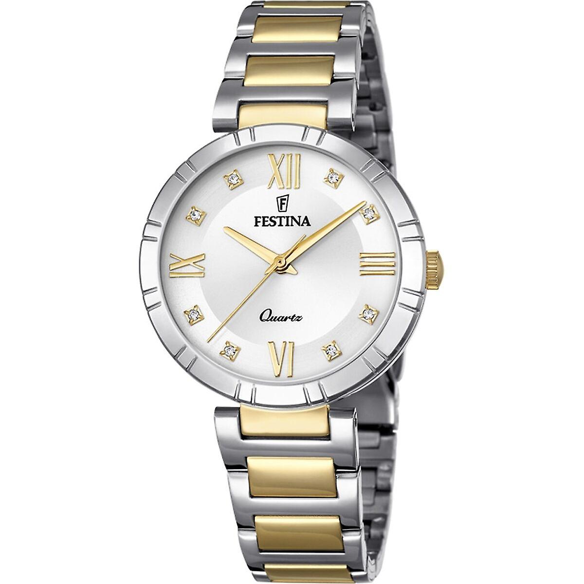 男士手表 Festina F16937/A 金银