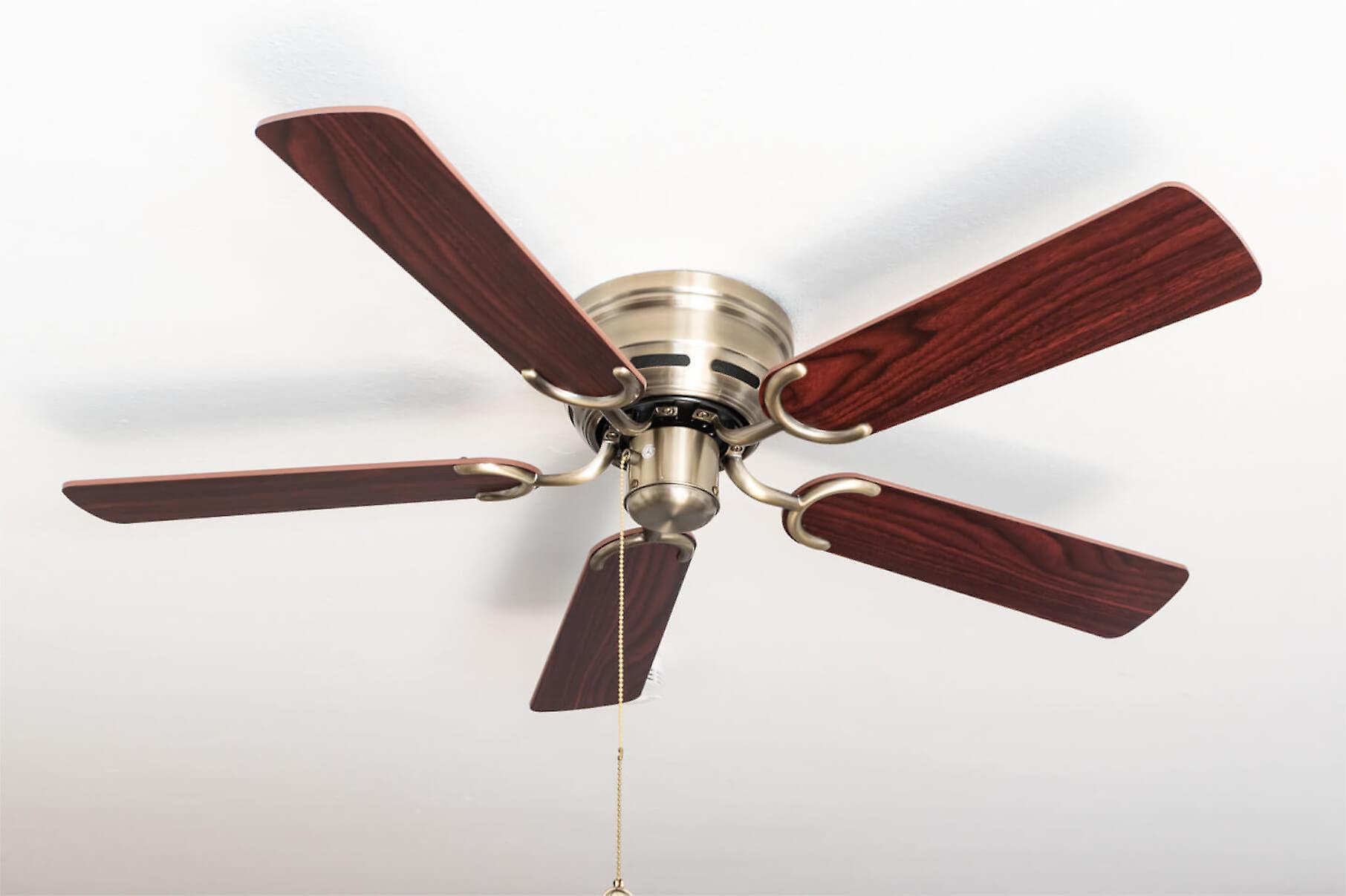 Ceiling fan Kisa Deluxe AB Rosewood / Walnut