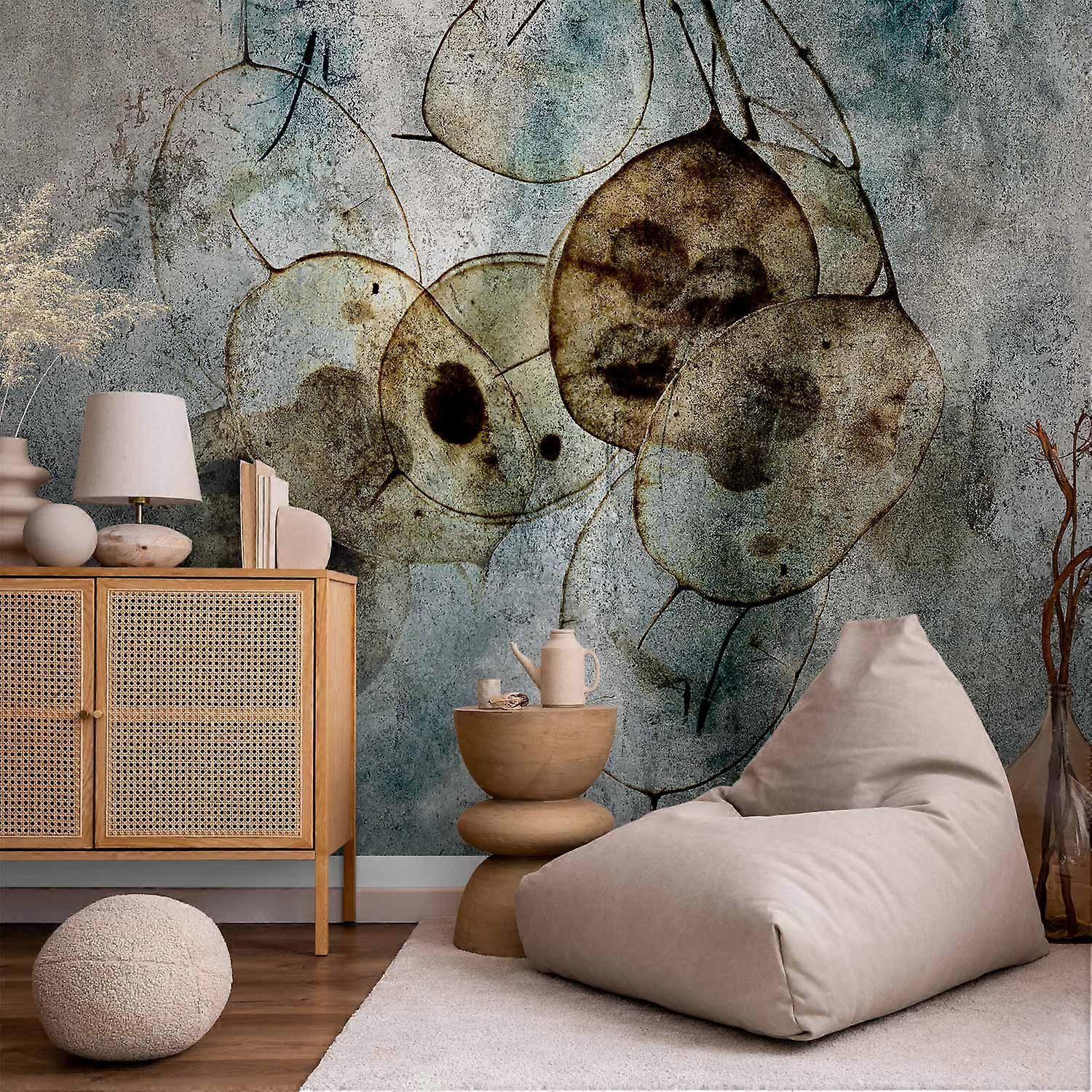 Self-adhesive Wall Mural - Nature and Lunaria