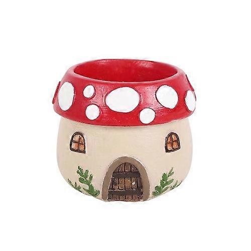 Something Different Resin Mushroom House Tealight Holder