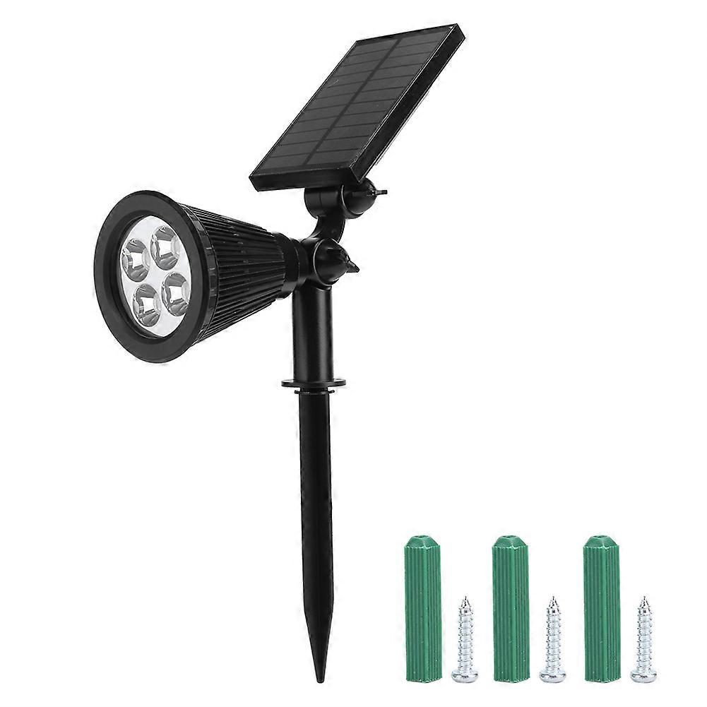 Outdoor Solar Spotlight Adjustable Waterproof Security Wall Light for Garden Pool Tree Landscape Yard