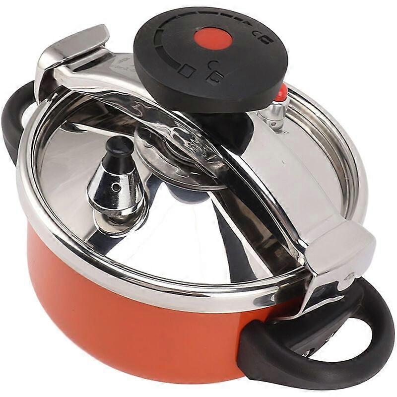 قدر ضغط صغير من الفولاذ المقاوم للصدأ ، 2 لتر ، قدر ضغط مزدوج القاع ، لمواقد الغاز ، طباخات التعريفي