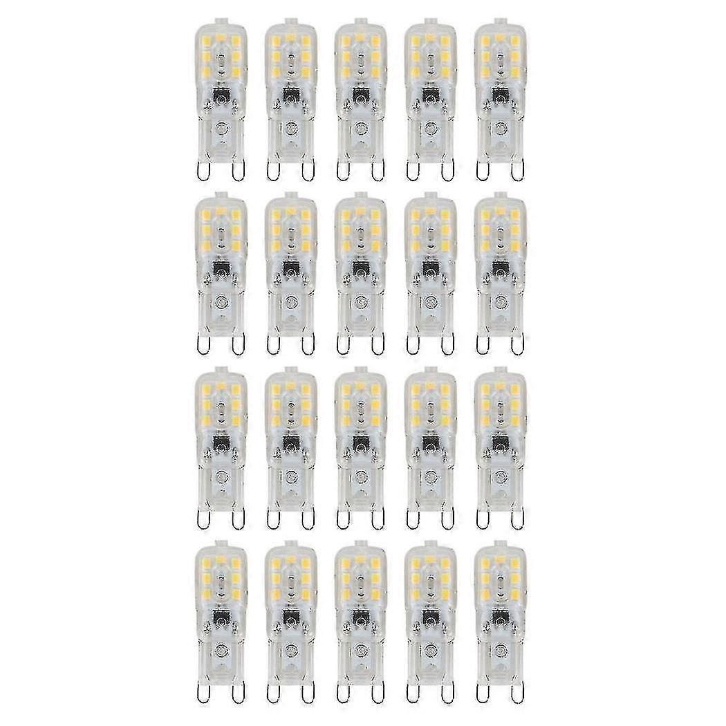 20 X G9 5w Led Dimmable Bulb Replace Ac-240v, Warm