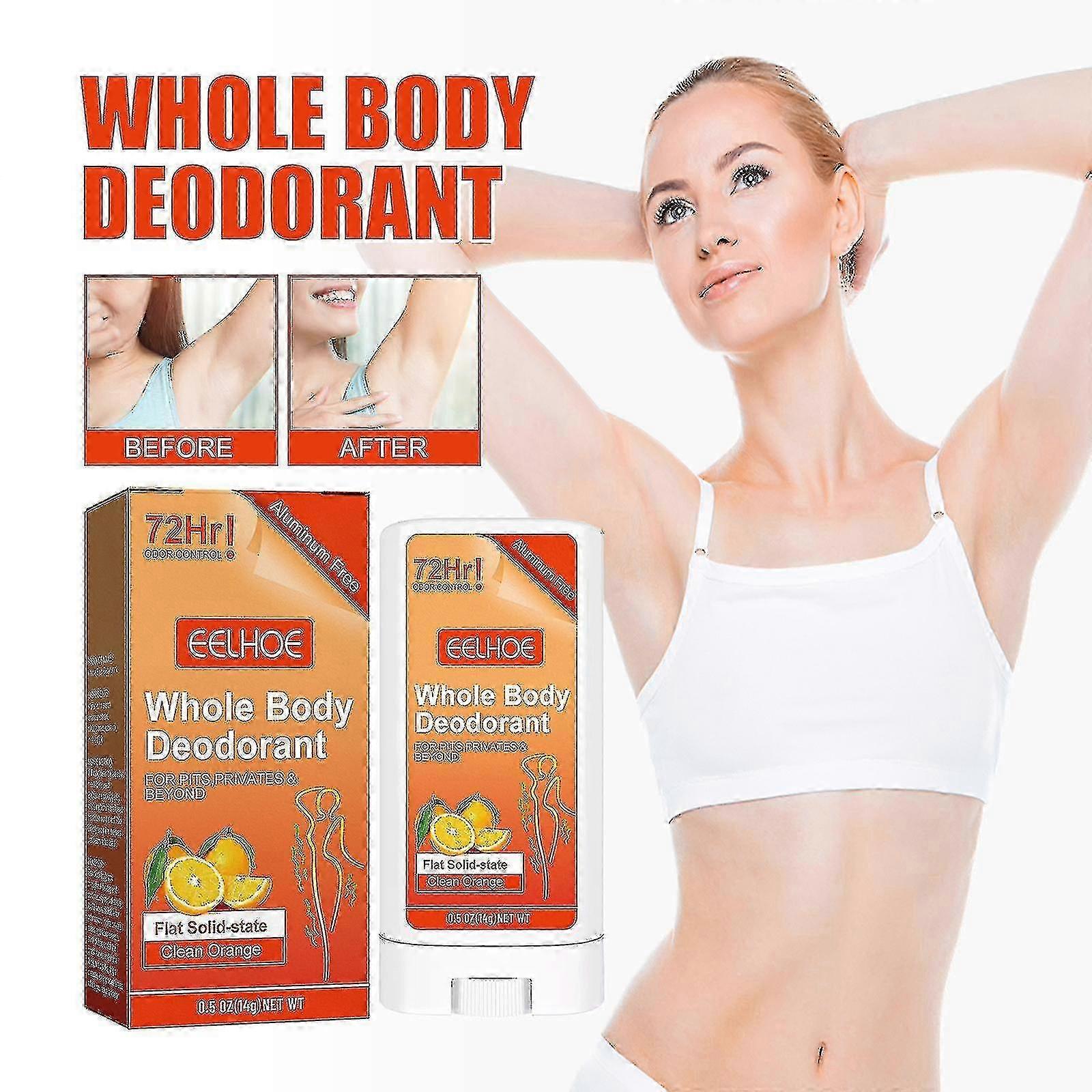 3pc Eelhoe Body Care Stick דאודורנט אנטיפרספירנט מרענן בקיץ מפיג ריחות זיעה בבית השחי וריח כפות רגליים -4193796877362