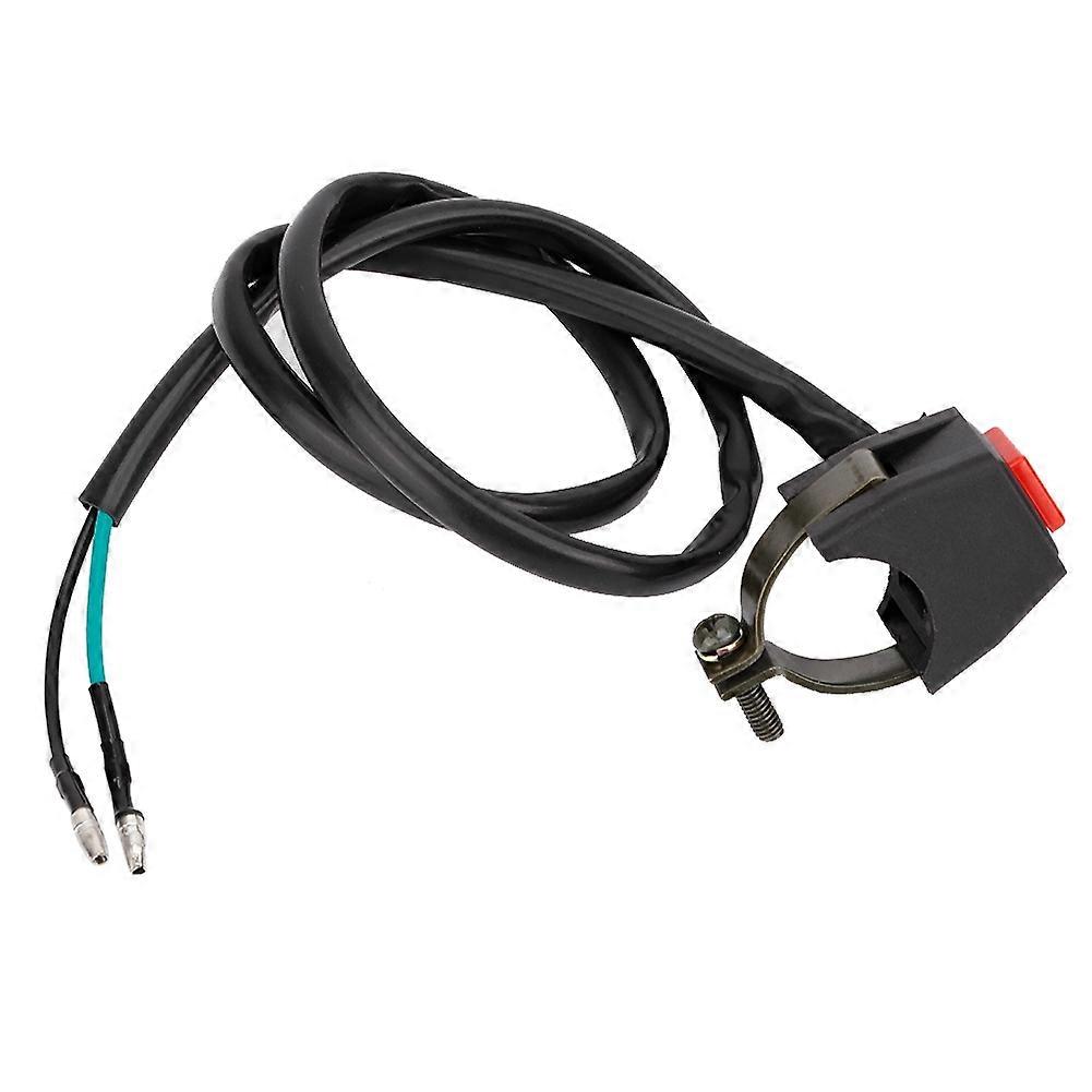 22mm 7/8 polegadas Horn Button Switch Universal Botão Guidão da motocicleta com cabo