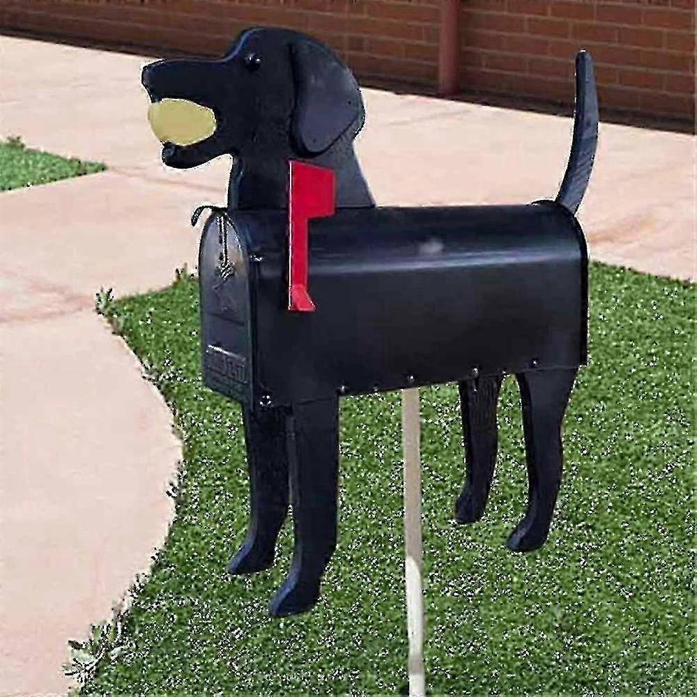 庭の動物の形のメールボックスの耐候性の犬と豚の郵便箱農場の庭のパティオメールボックス屋外用