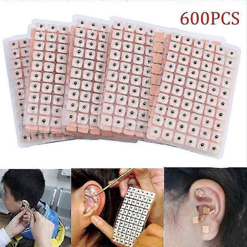 600pcsa Uncture Needle Ear  S Massage Paste Ears Stickers Auricular