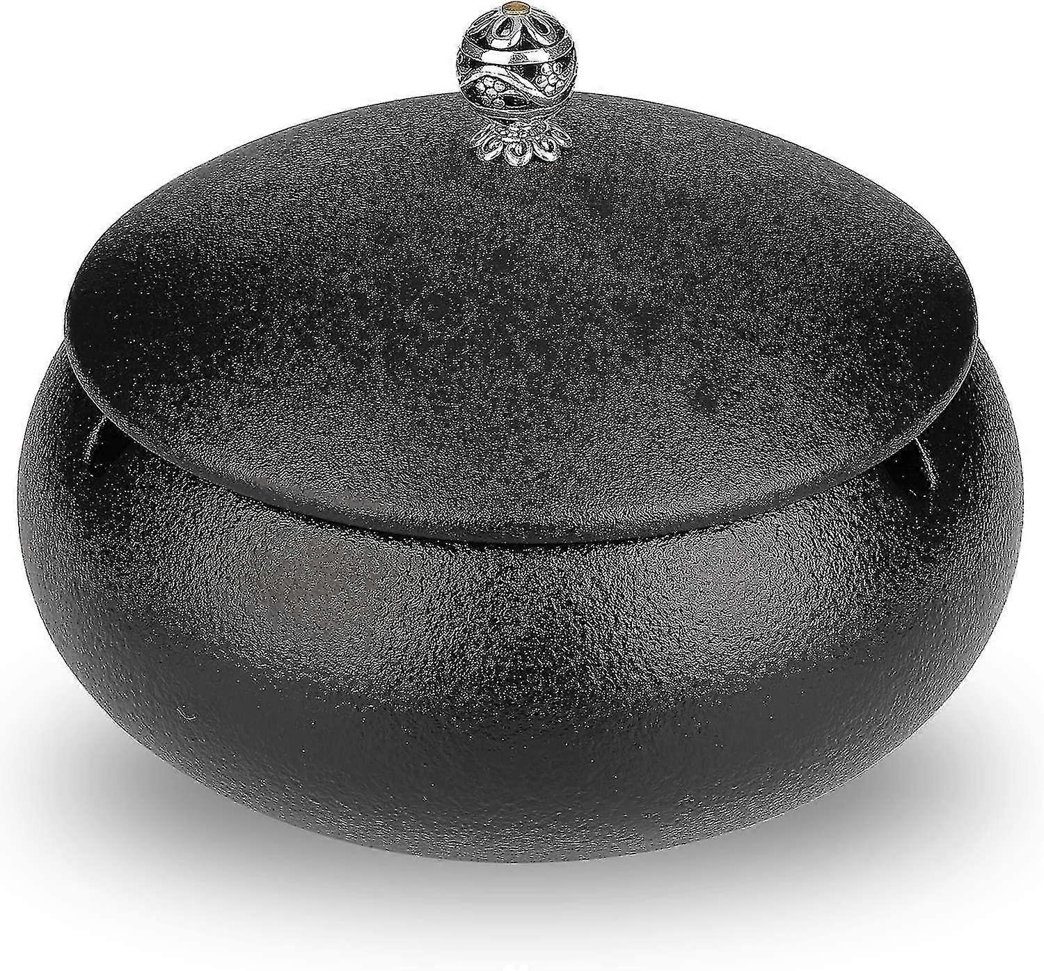 KINCJON Ceramic Ashtray With Lids,windproof,cigarette Ashtray For Indoor