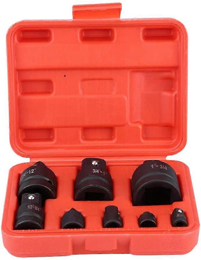 Socket Set,8pc Socket Adapter Set Professional Impact Socket Driver Adaptor Converter Reducer Ratchet Connector Socket Wrench Adapter Set 1/4inch 3/8i