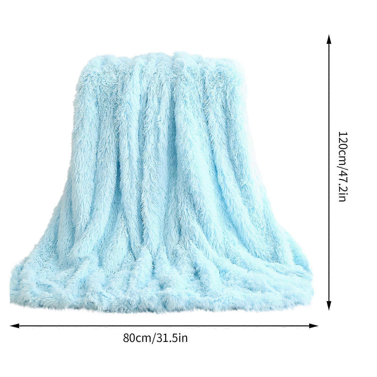 Plain Color Double-sided Velvet Window Blanket Bedside Bed Tail Blanket Double-layer Velvet Conditioning Blanket White Blanket Sofa Blanket Cover Blan