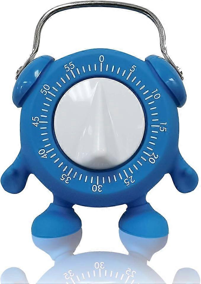 Kitchen Cooking Mechanical Timer, 60 Minutes Countdown Cooking Teaching Mechanical Egg Timer Wind Up Cute Timeout Timer for Kids No Battery